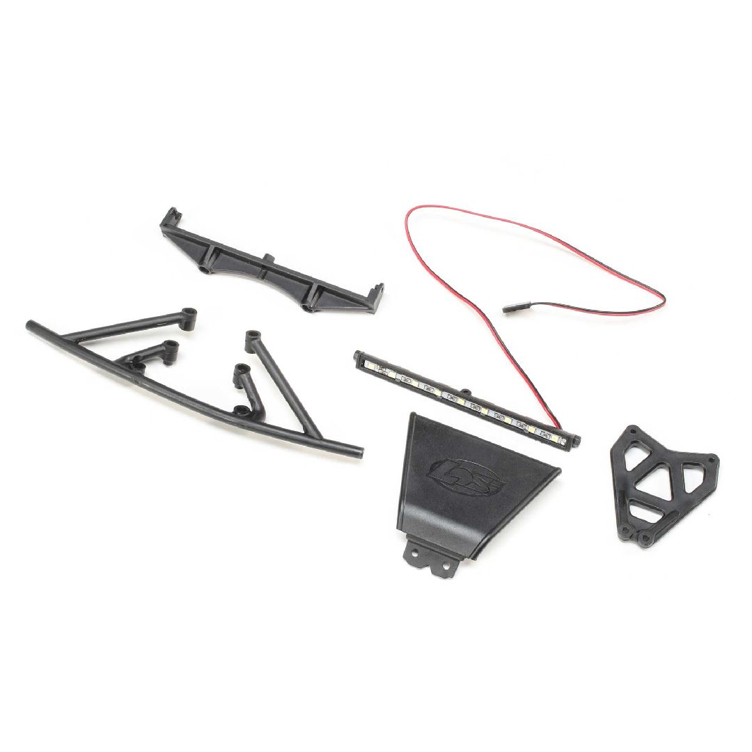Losi Front Bumper w/LED: Tenacity TT Pro