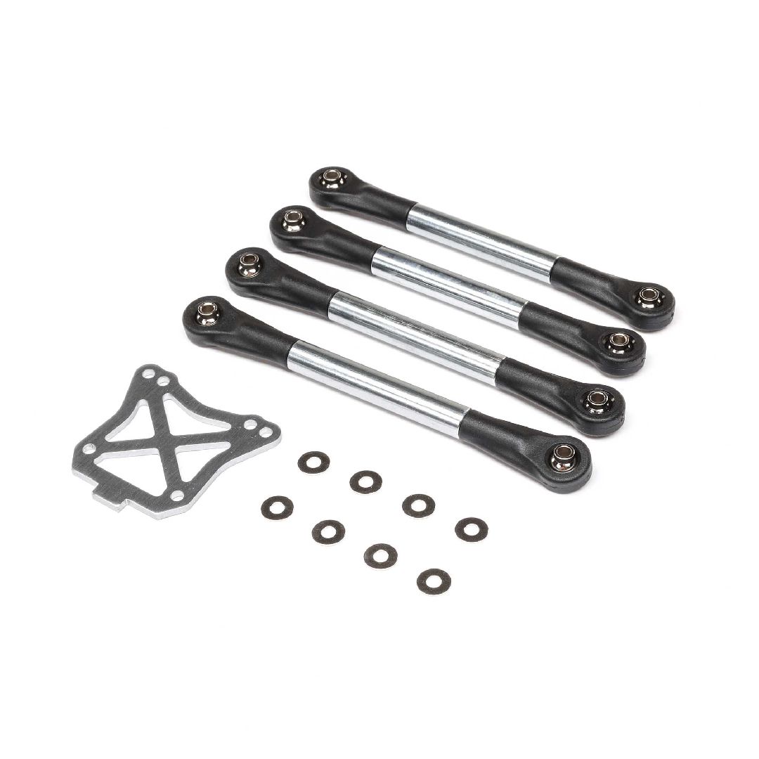 Losi Rear Toe Links (4), Toe Plate: RZR Rey