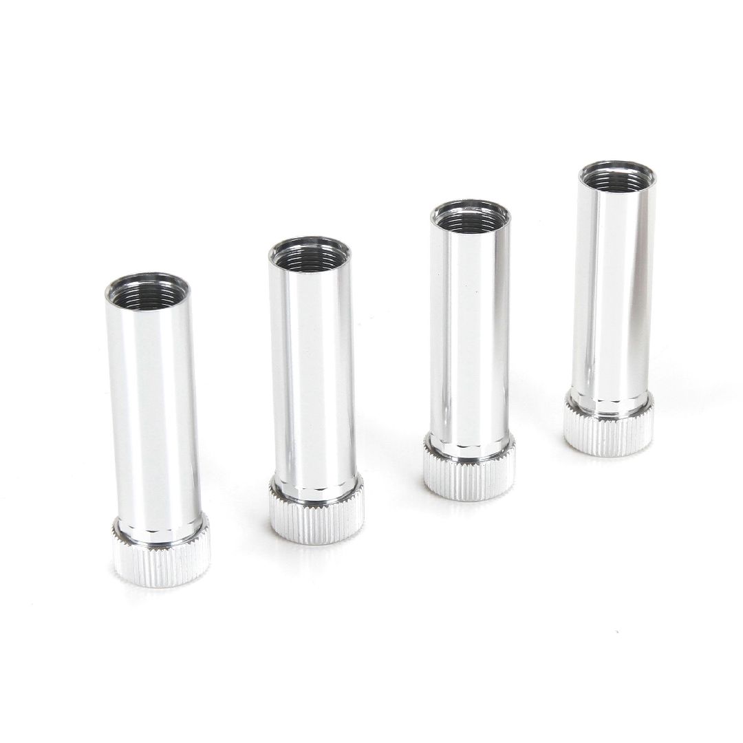 Losi Shock Body, 1.2, Non-Thread, Silver(4): NCR2.0
