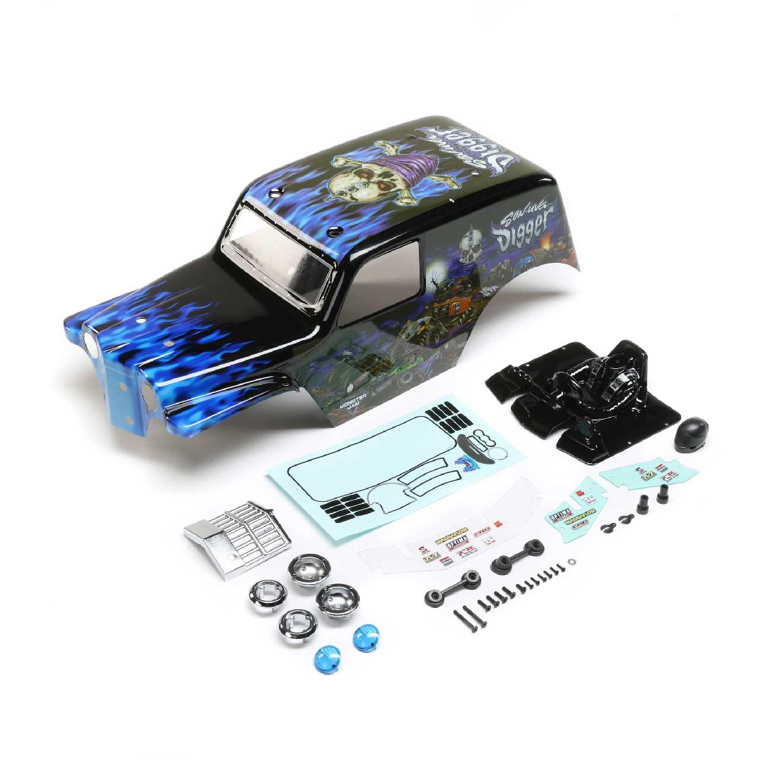 Losi Body Set, Painted Son Uva Digger: LMT