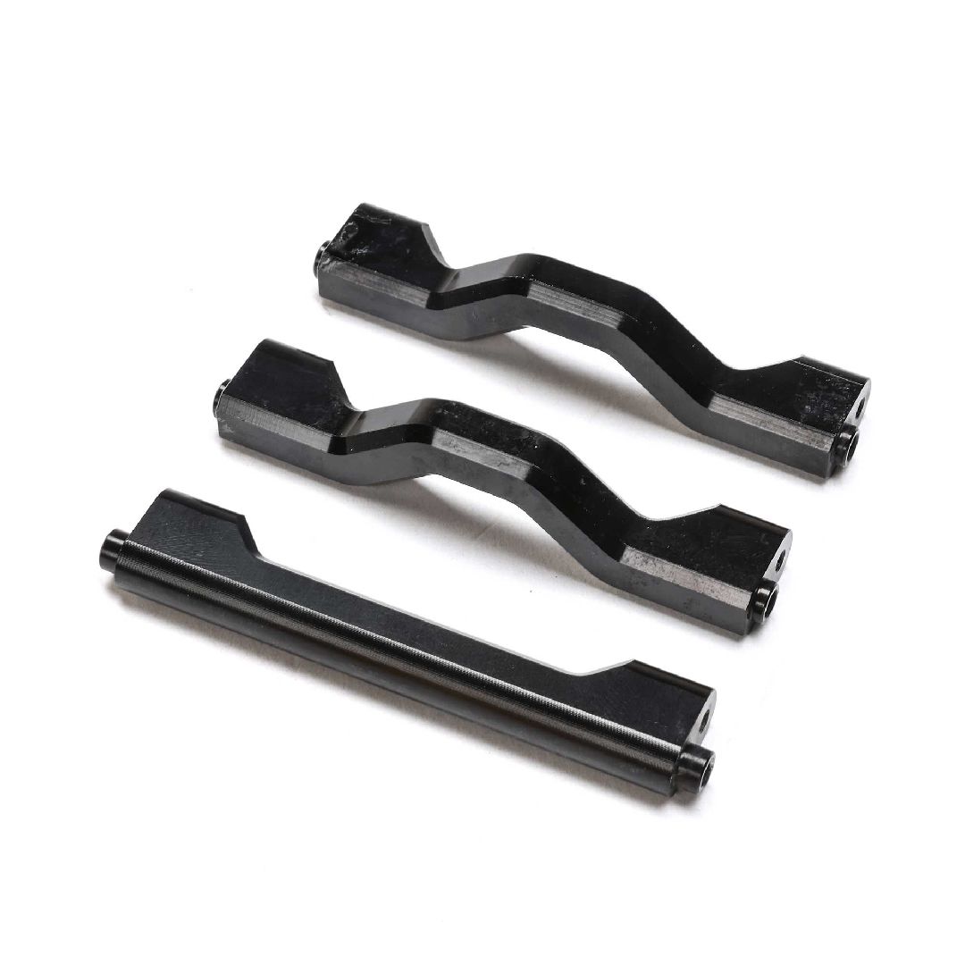 Losi Crossbar, Center Chassis, AL, BLK (3): LMT, TTLMT