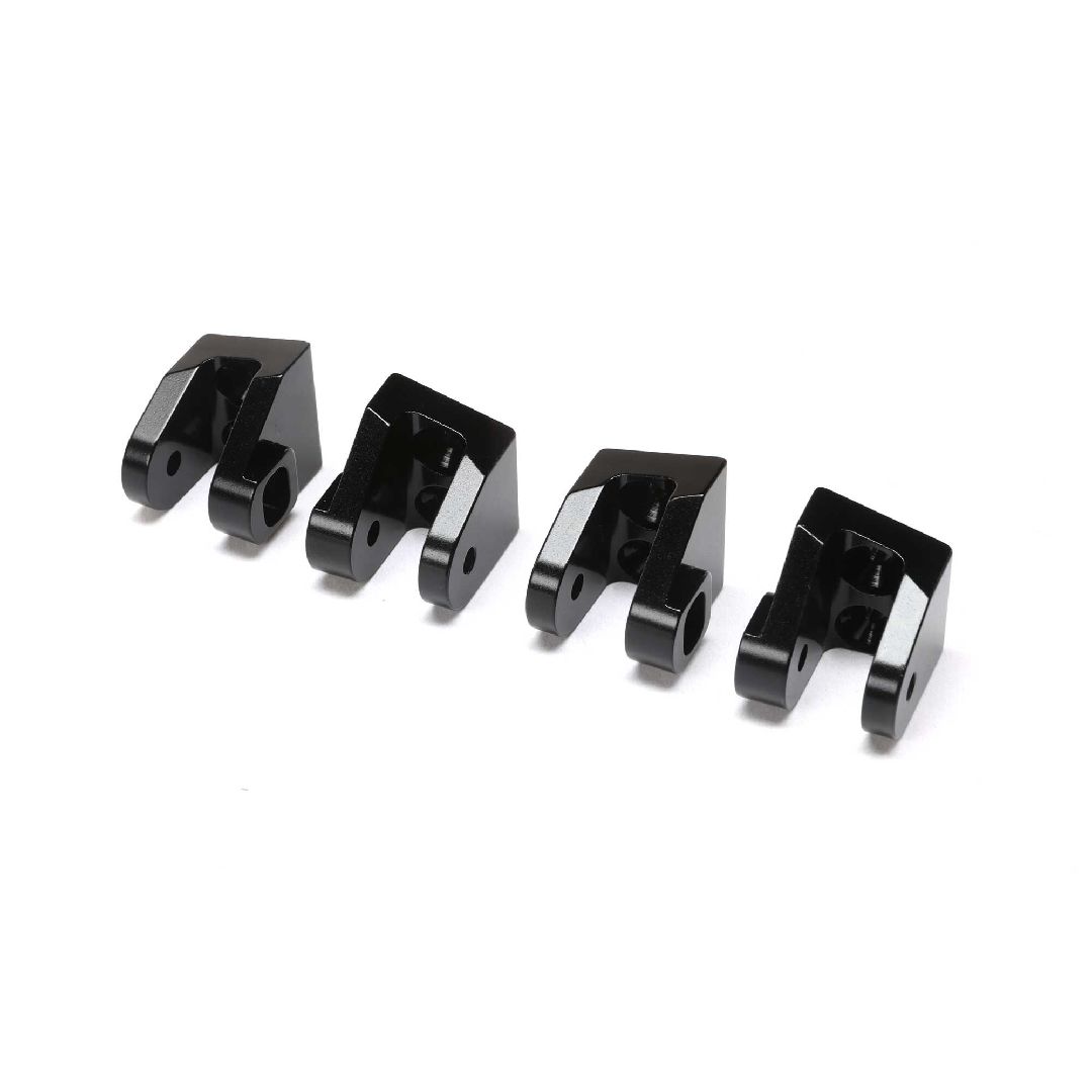 Losi Lower 4-link Mounts, AL, Black (4): LMT, TTLMT