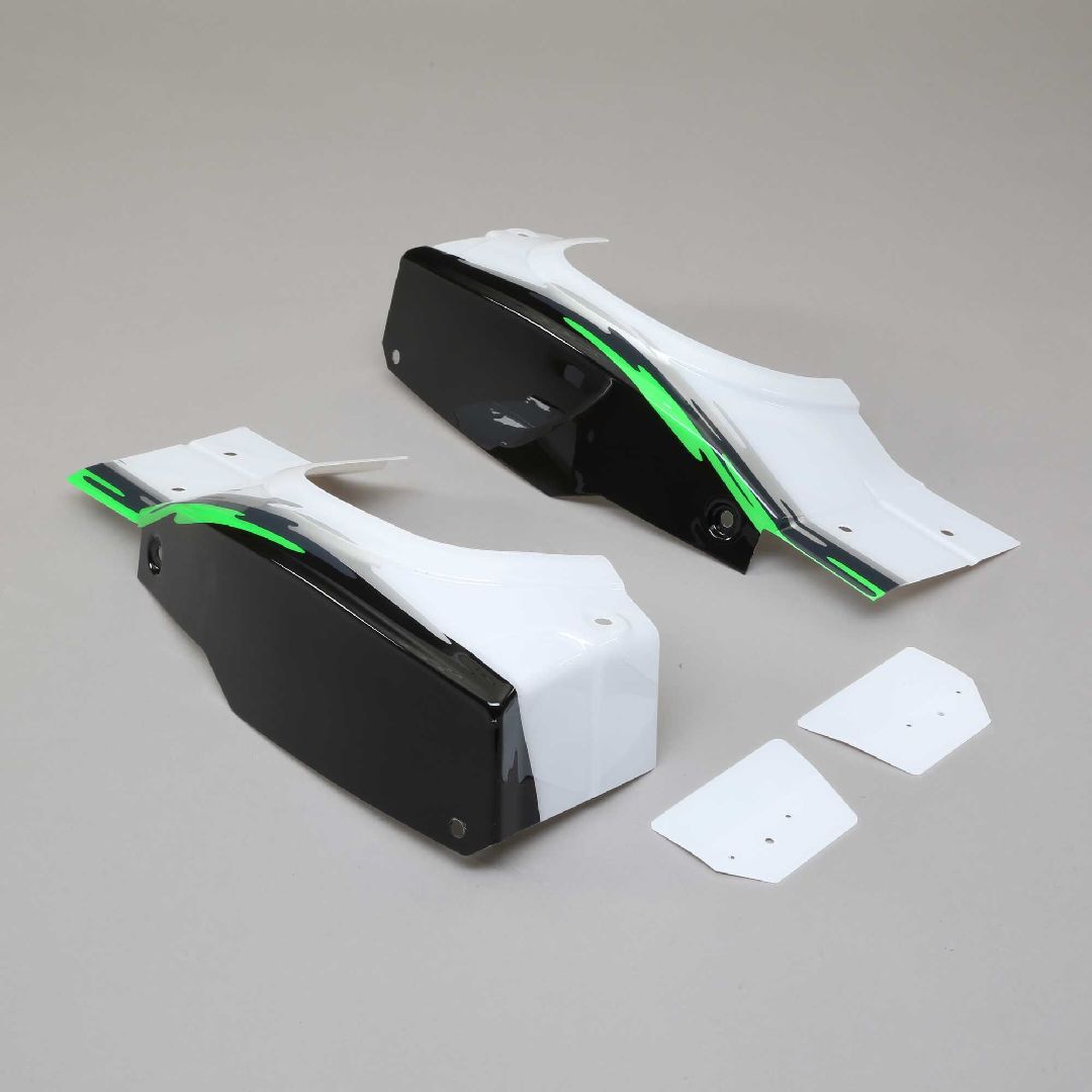 Losi Left/Right Rear Fender Set, Black: Super Baja Rey