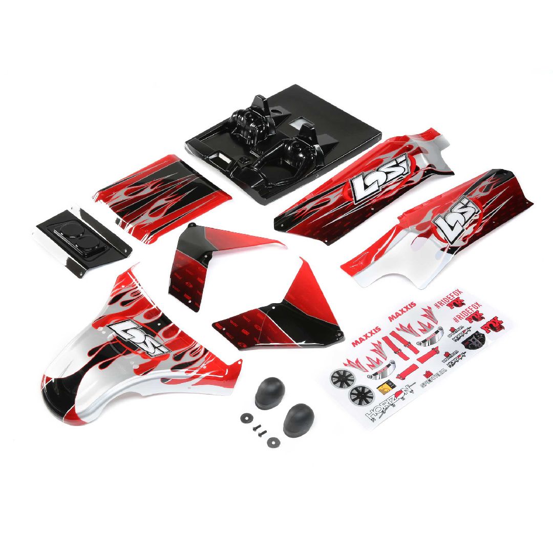 Losi Body Set, Screened, LOSI: DBXL-E 2.0