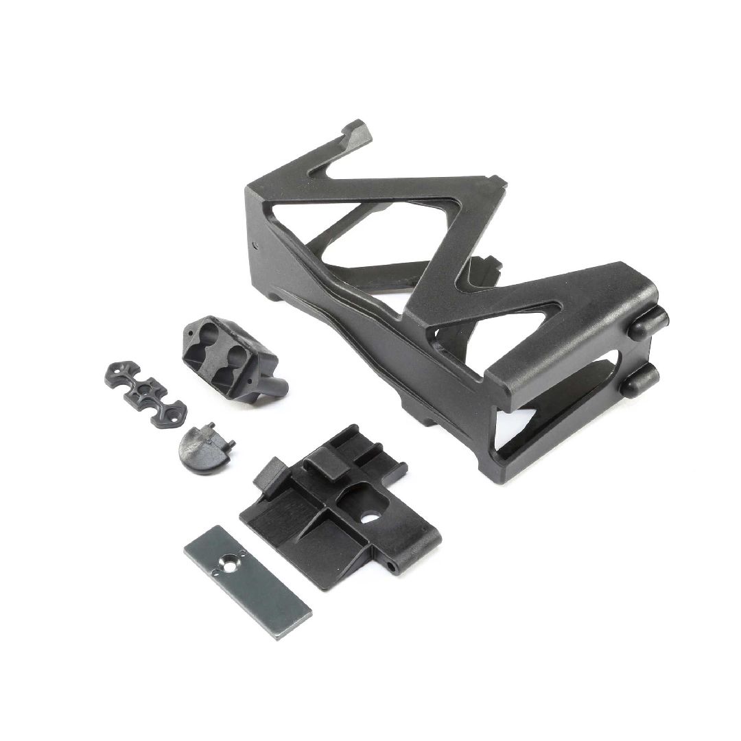 Losi Battery Tray, Door, Lock, EC5 BaseSet: Super Baja Rey