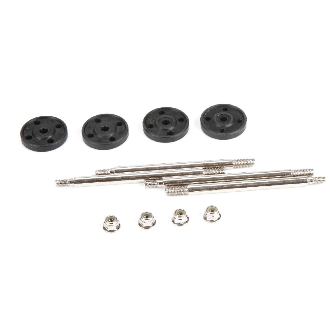 Losi Front/Rear Shock Shaft & Piston Set: 1:5 4wd DB XL