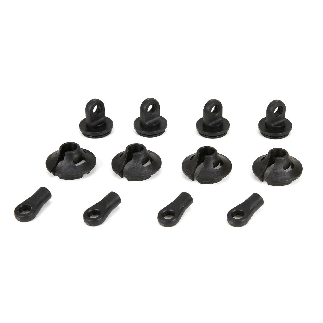 Losi Spring Cups/Clips/Shock Ends (2): 1:5 4wd DB XL