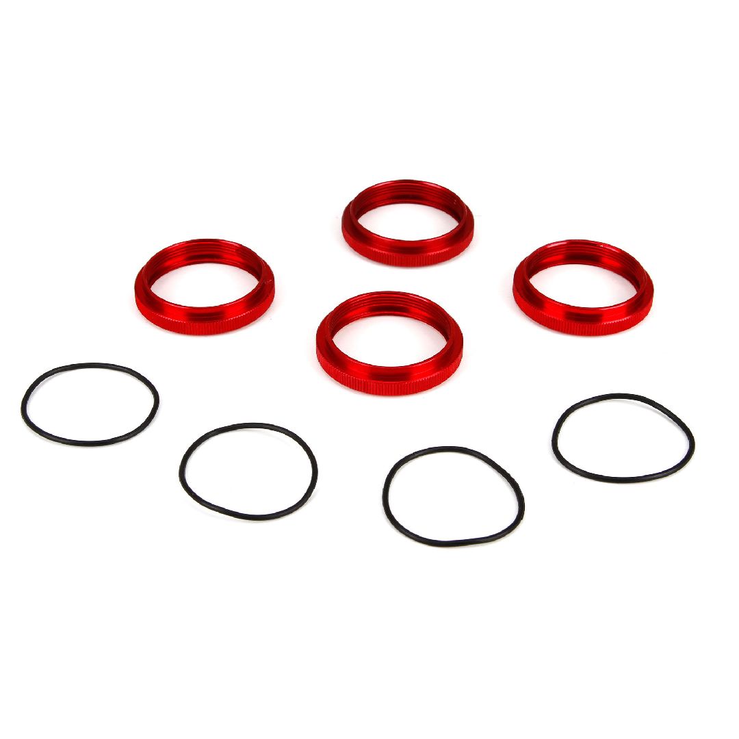 Losi Shock Adjuster Nut w/O-Ring, Alum: 1:5 4wd DBXL