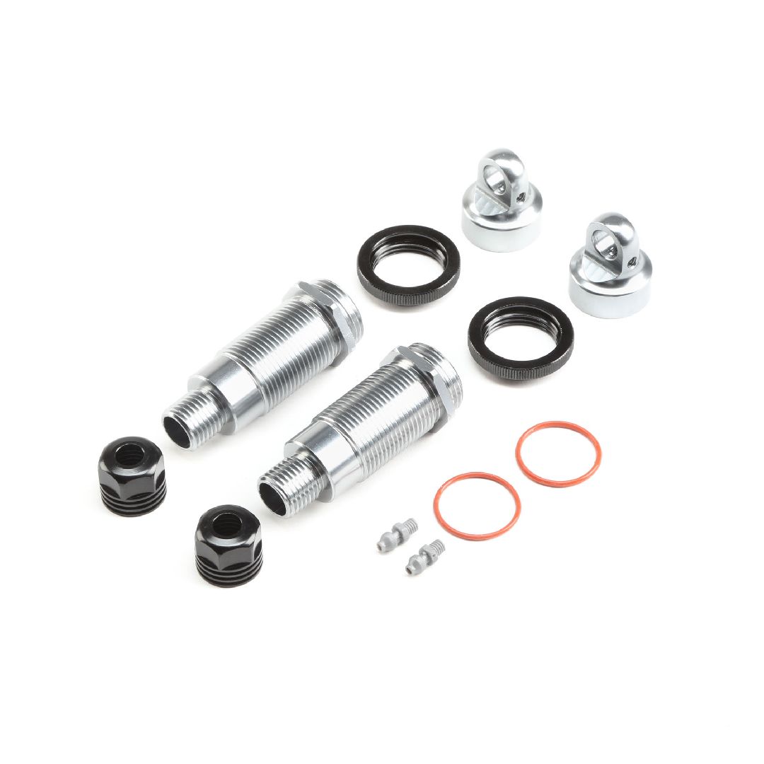 Losi Shock Body and Collar Set, Front (2): SuperRockRey