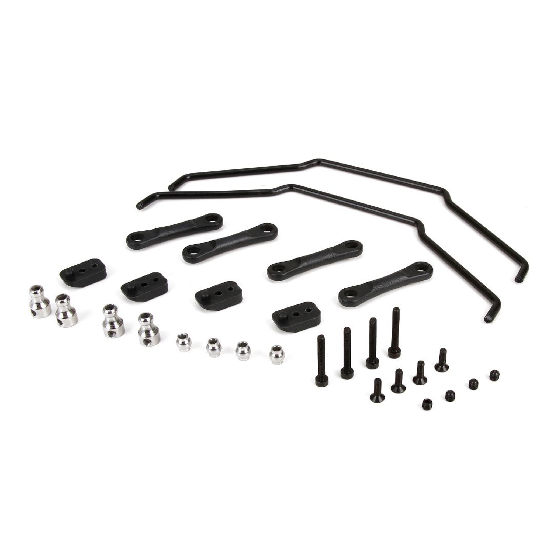 Losi Front & Rear Sway Bar Kit: 1:5 4wd DBXL