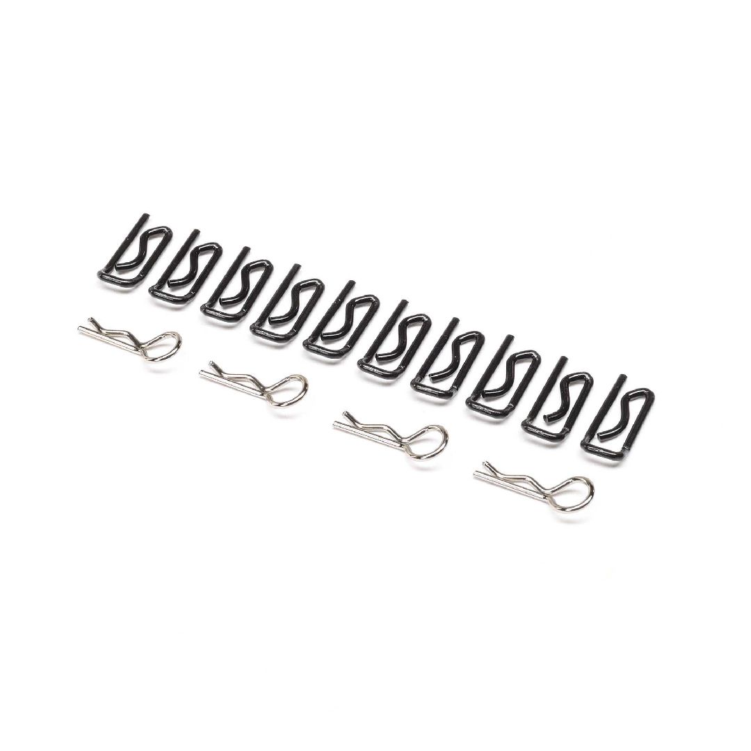 Losi Body Clip, Large (10) & Small (4): 1/5 4wd DB XL