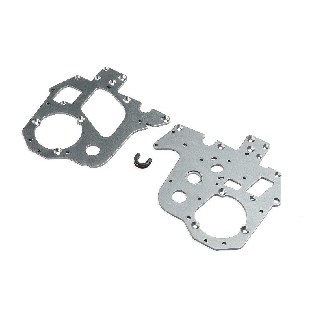 Losi Chassis Plate Set, Aluminum: PM-MX