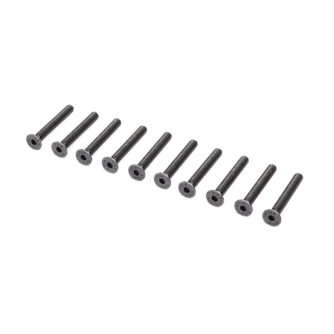 Losi Flat Head Screws, M4 x 30mm (10)