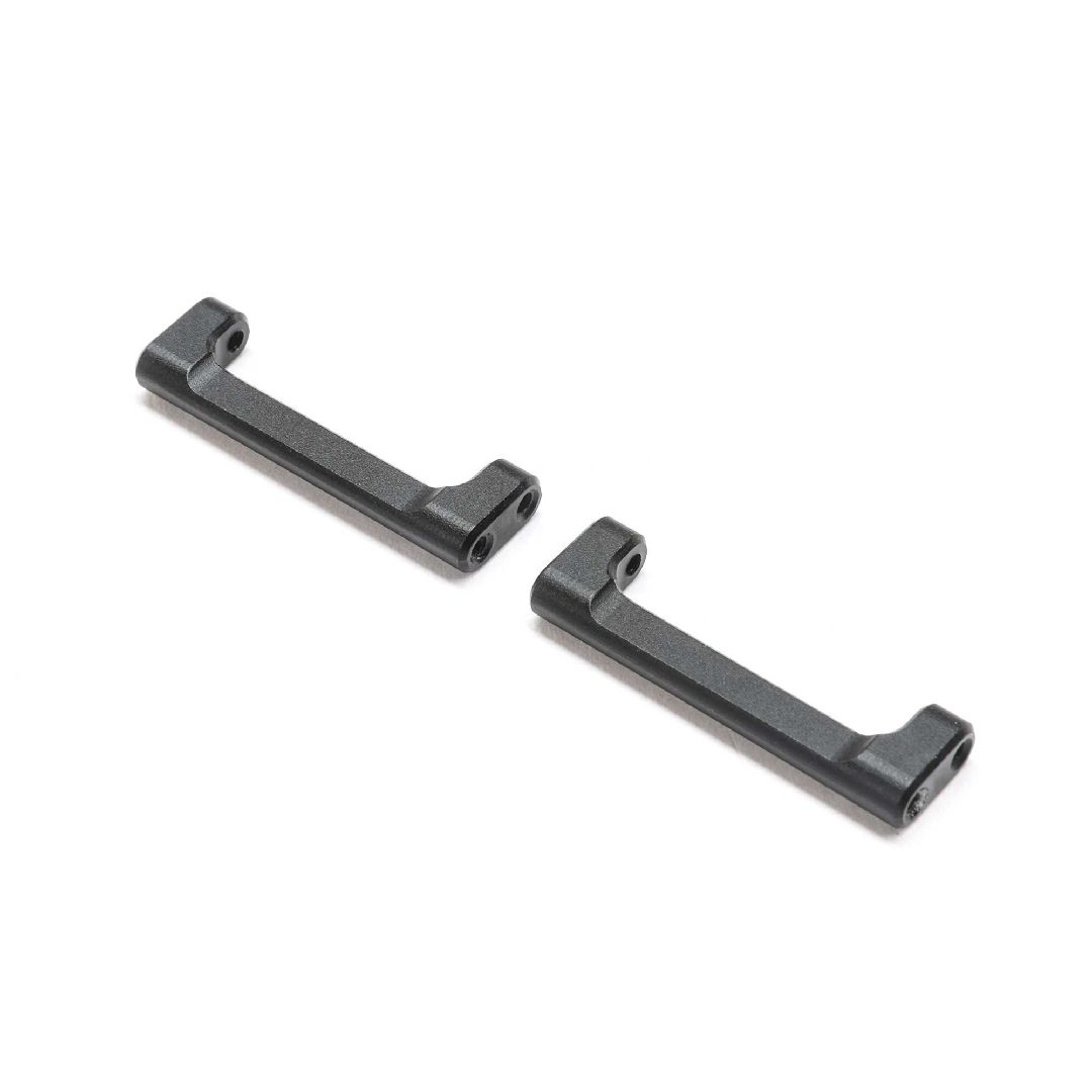 Losi Crossbar, Shock Mount, Aluminum, Blk (2): Mini LMT