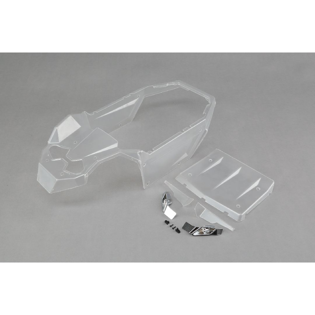 Losi Body Set, Clear: Rock Rey