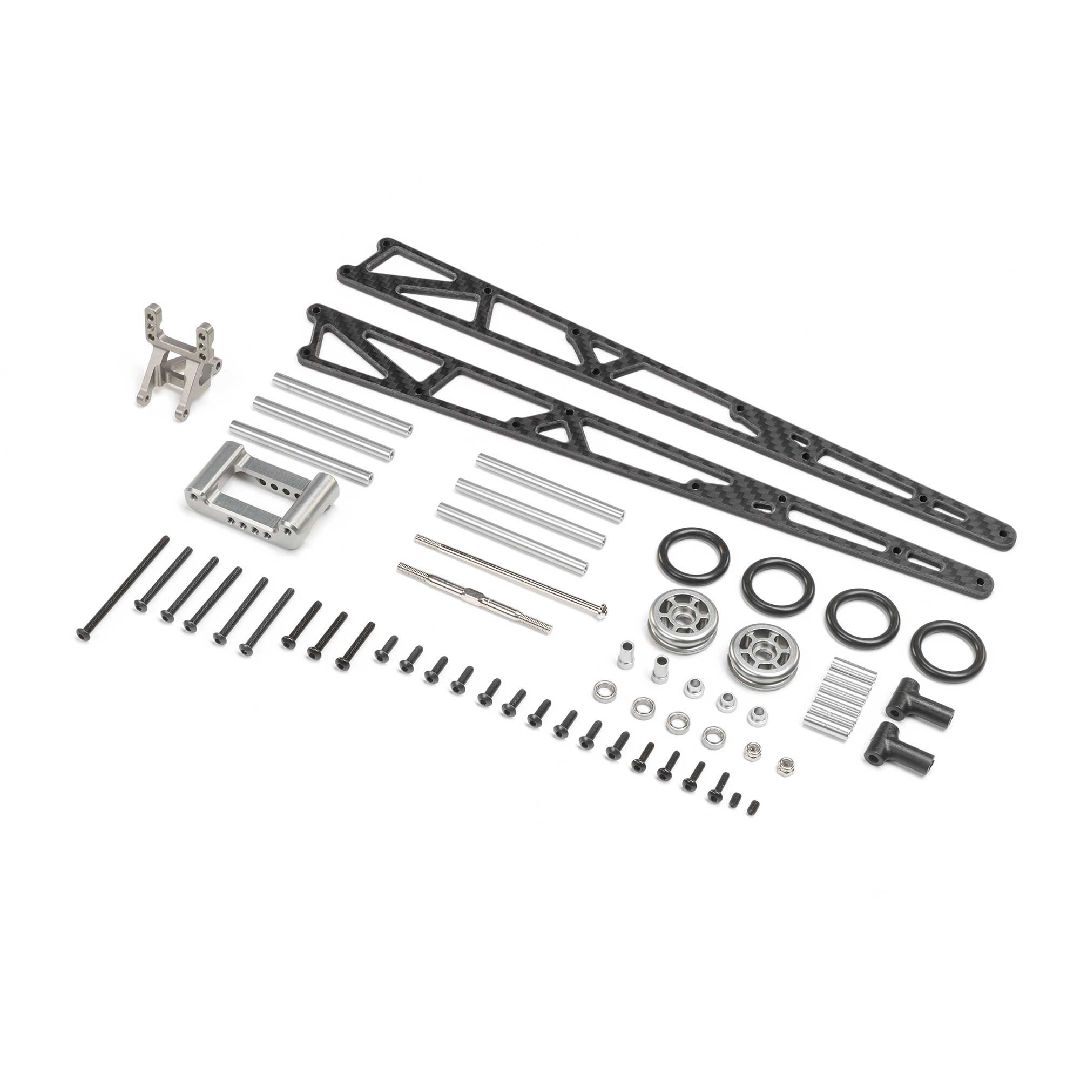 Losi Carbon Wheelie Bar, Complete: 22S Drag