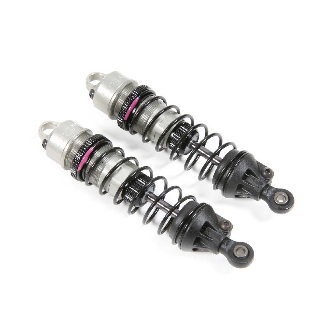 Losi 93.2mm Aluminum Shock Set, Assembled: 22S