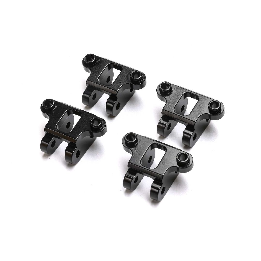 Losi Axle Shock Mount, Aluminum, Black,(4): LMT, TTLMT