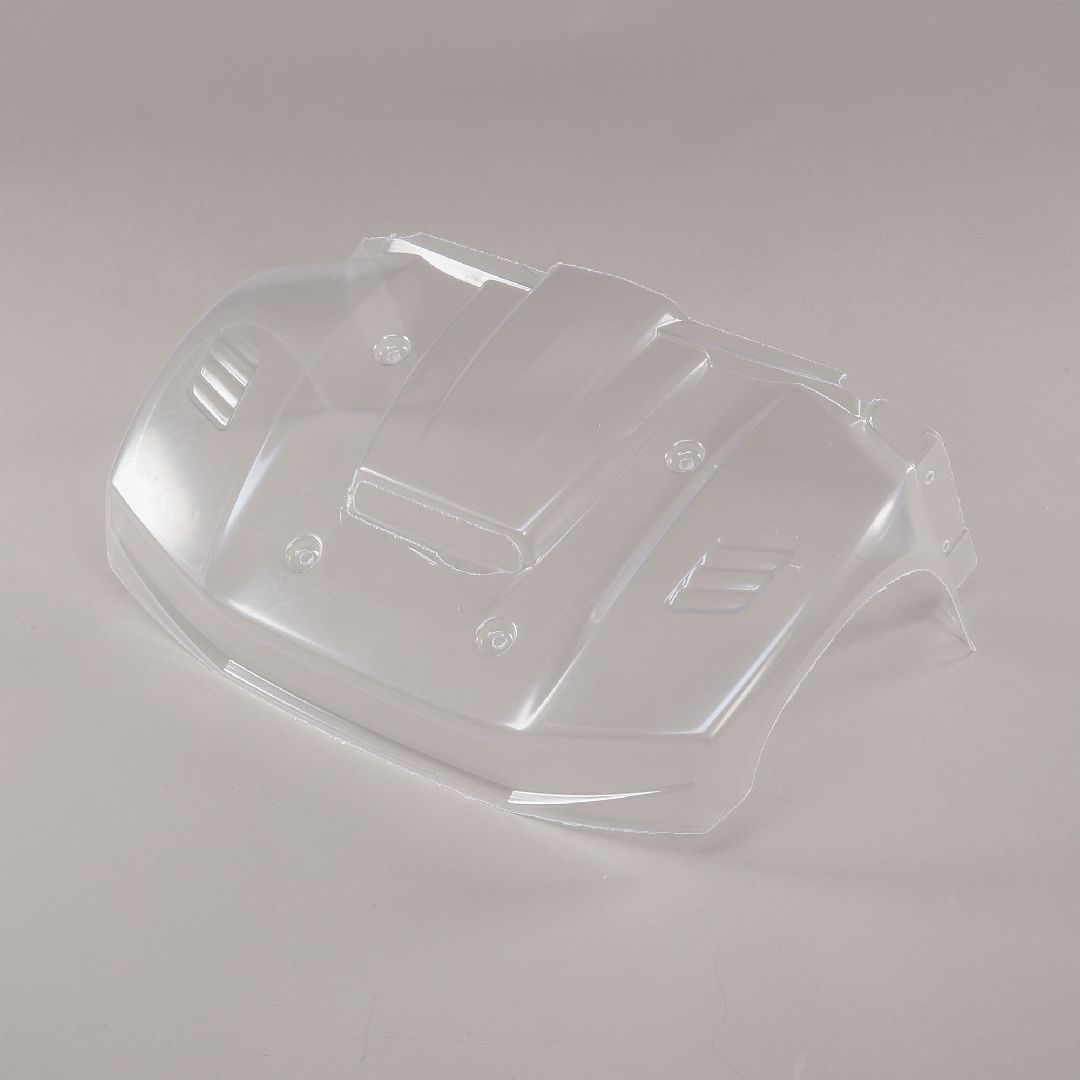 Losi Front Hood section, Clear: 5ive-T 2.0