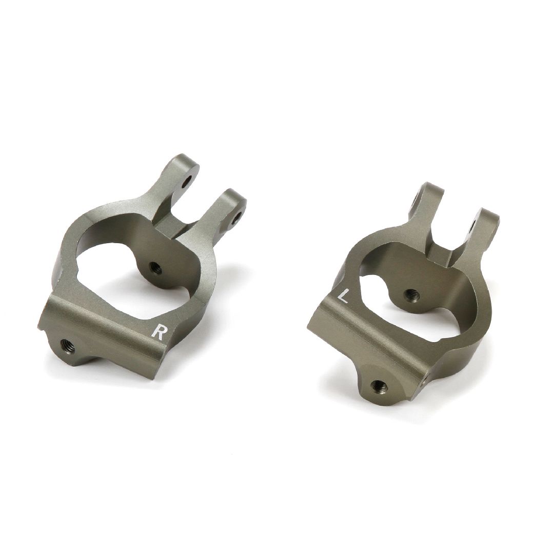 Losi Front Spindle Carrier Set, Aluminum: DBXL