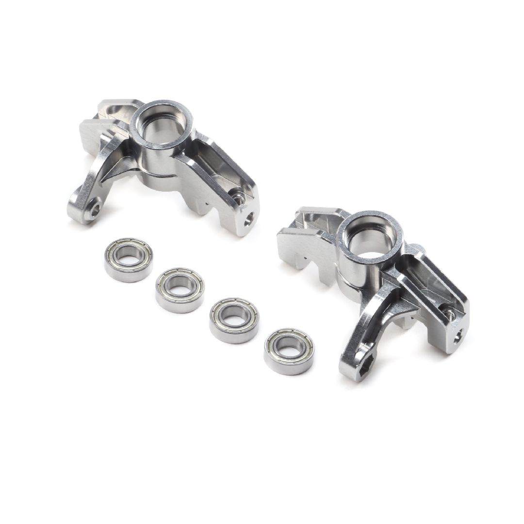 Losi Front Spindle Set, Aluminum (L/R): Super Rock Rey