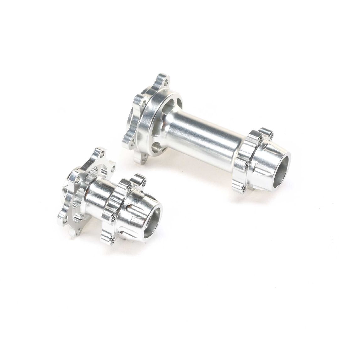 Losi Aluminum Hub Set, Machined, Silver : PM-MX