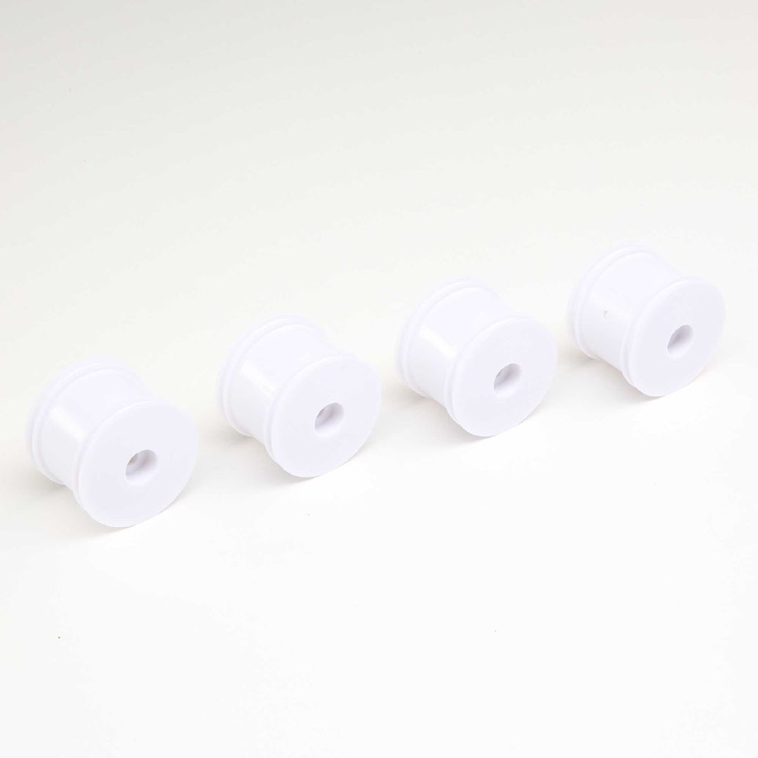 Losi Front/Rear Wheel, White (4): Mini-T 2.0 Losi Front/Rear Wheel, White (4): Mini-T 2.0