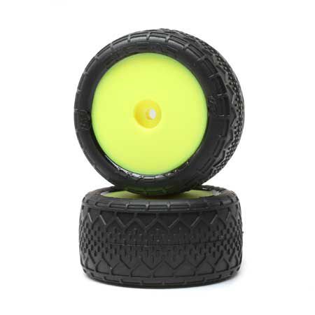 Losi BK Bar, RR Mounted, Yellow (2): Mini-B Losi BK Bar, RR Mounted, Yellow (2): Mini-B
