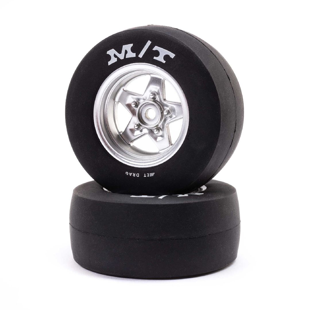 Losi Mickey Thompson, Rear Tire, Premounted: Mini Drag