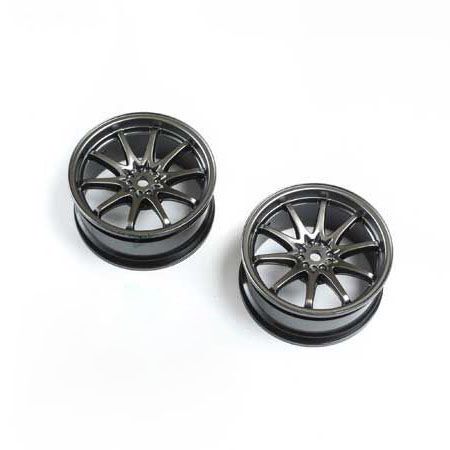 Losi Wheel Volk Racing CE28N 54x26mm, Gun Metal (Front)(2)