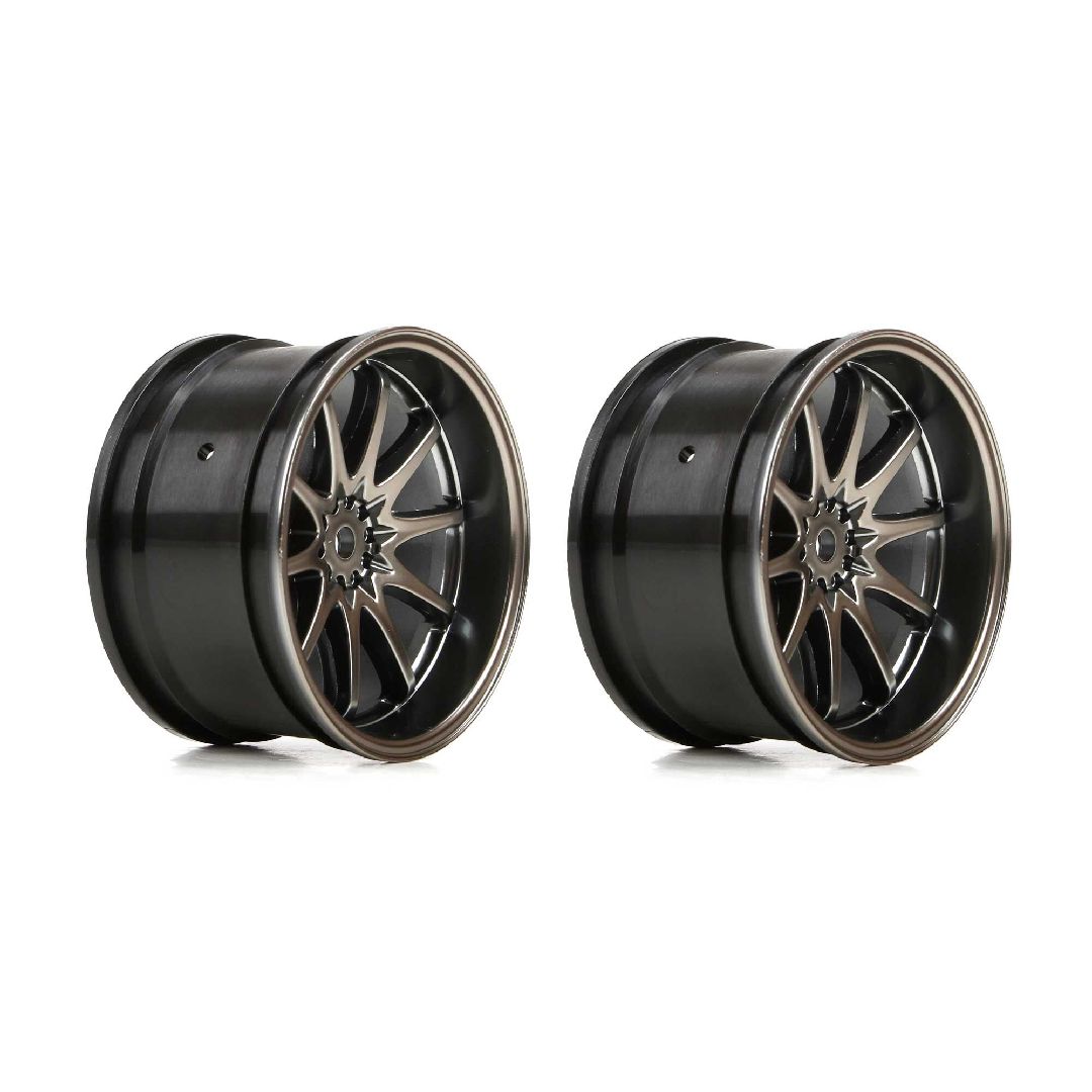 Losi Wheel Volk Racing CE28N 54x30mm, Gun Metal (Rear)(2)