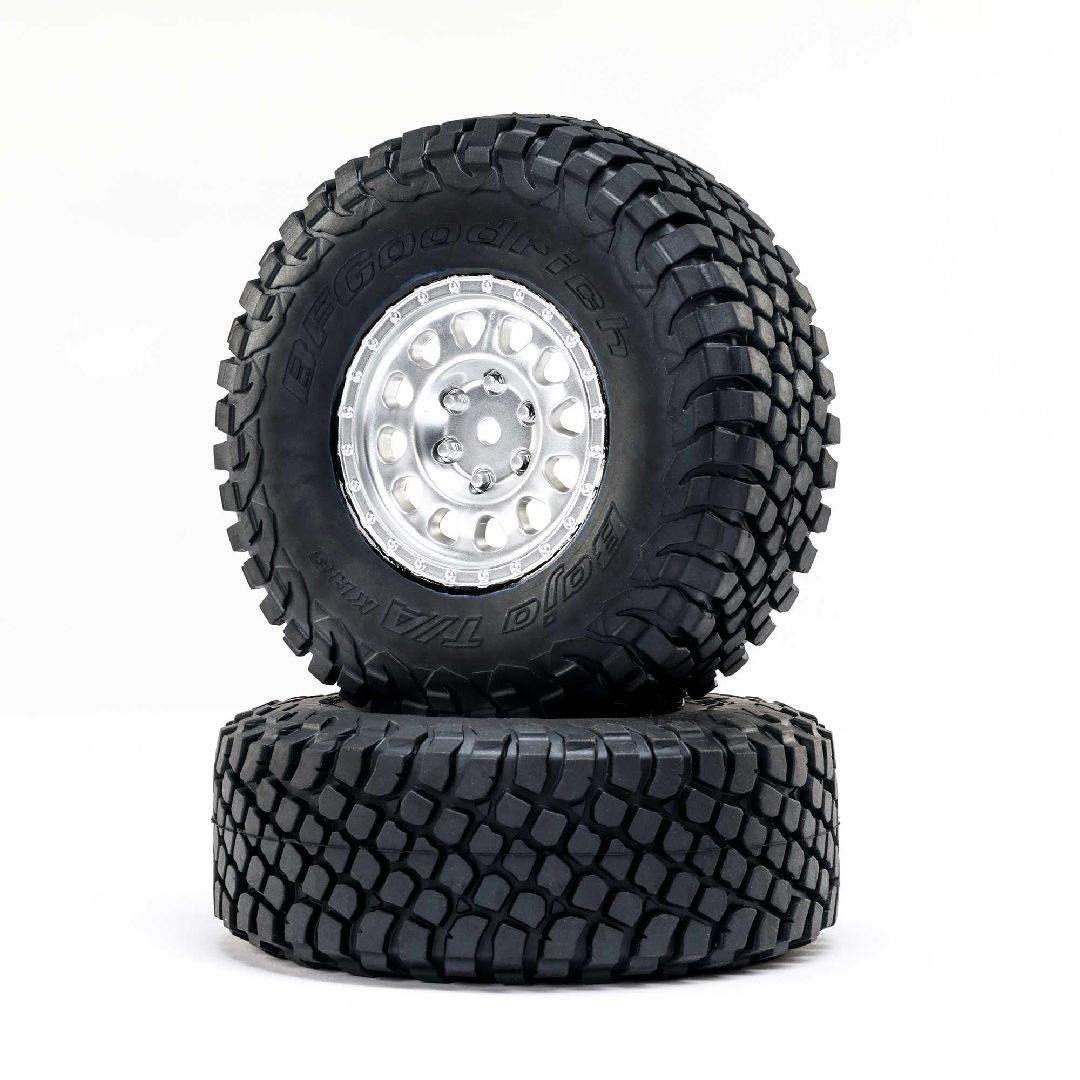 Losi BFG KR3 2.2/3.0 Tire, on Silver Wheels, 12mm Hex (F/R)(2)