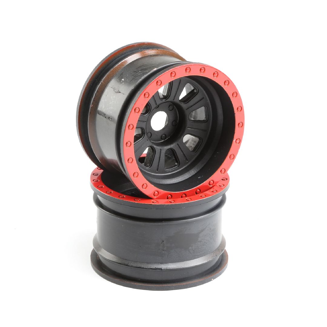 Losi 3.6 Wheel, 20mm Hex, Black (Front/Rear) (2)