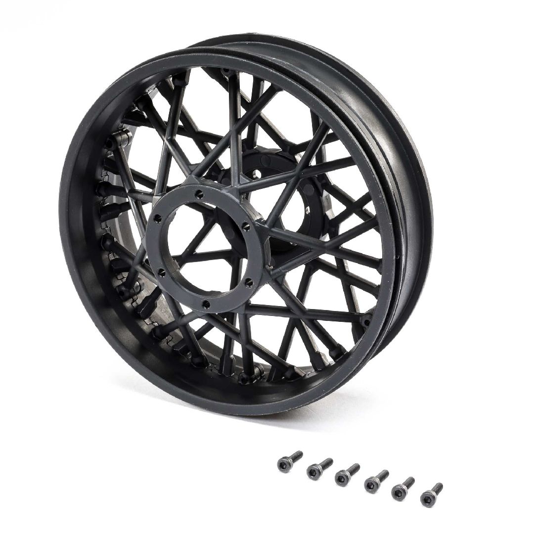 Losi Rear Wheel Set, Black (1) PM-MX
