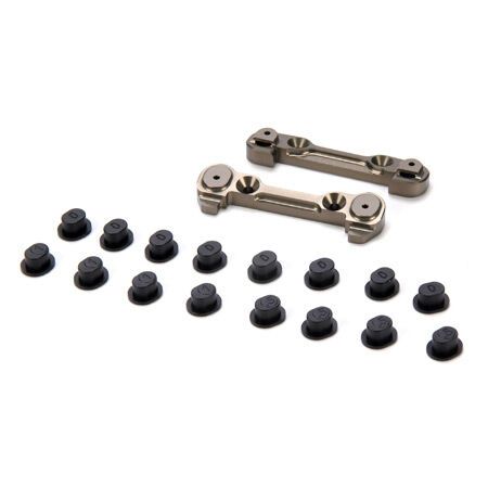Losi Adjustable Front Hinge Pin Brace w/Inserts: 8B/8T