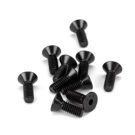 Losi 8-32 x 1/2 Flat Head Screws (10)