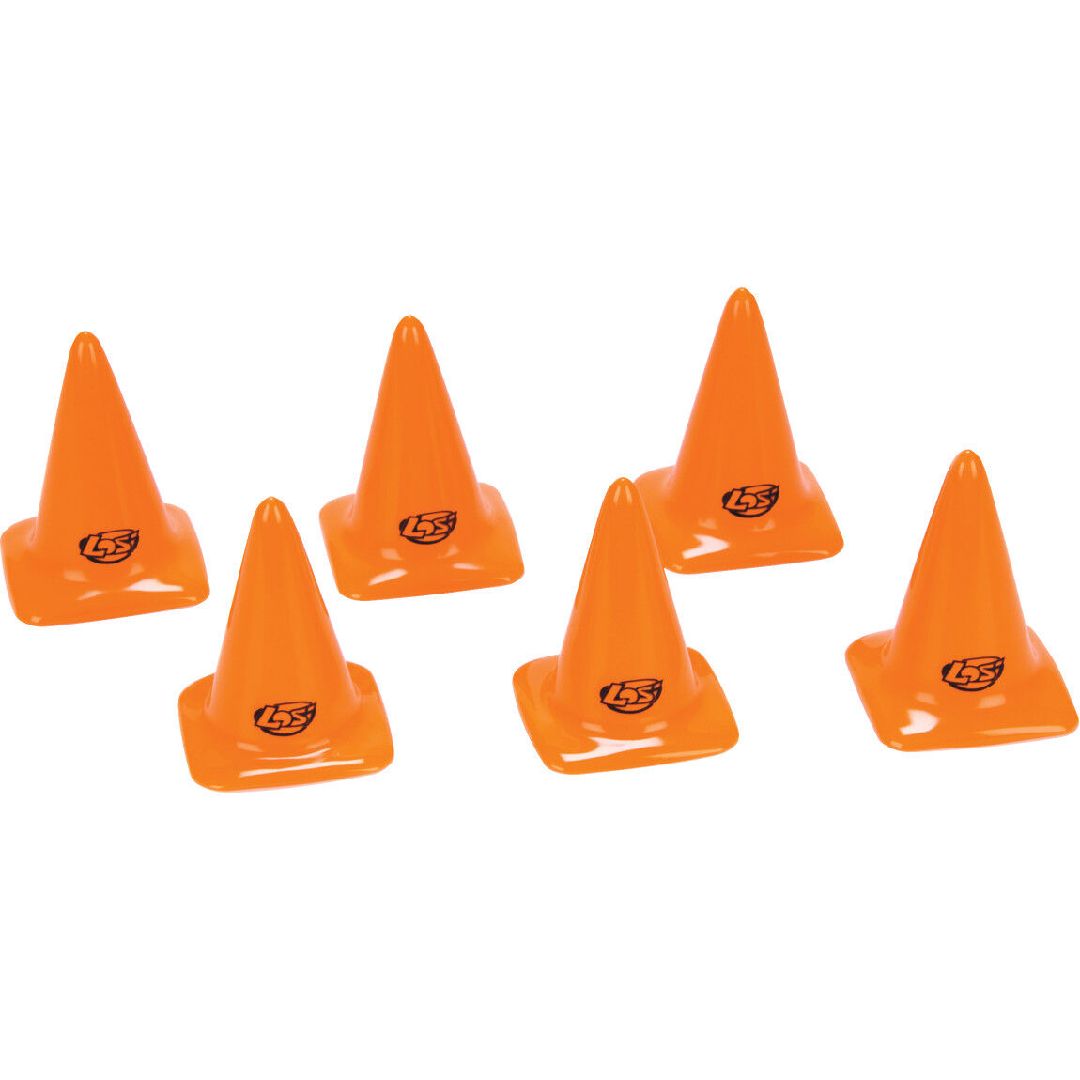 Losi Course/Track Cones, Orange 2.75 (6)