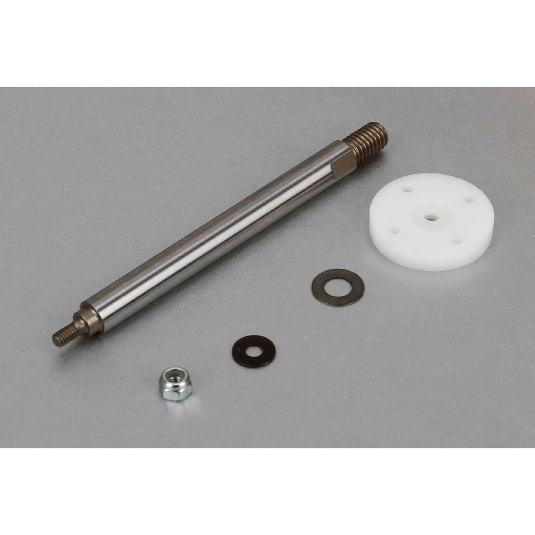 Losi Nutted Shock Shaft & Piston Kit, Front: 5IVE-T,MINI WRC