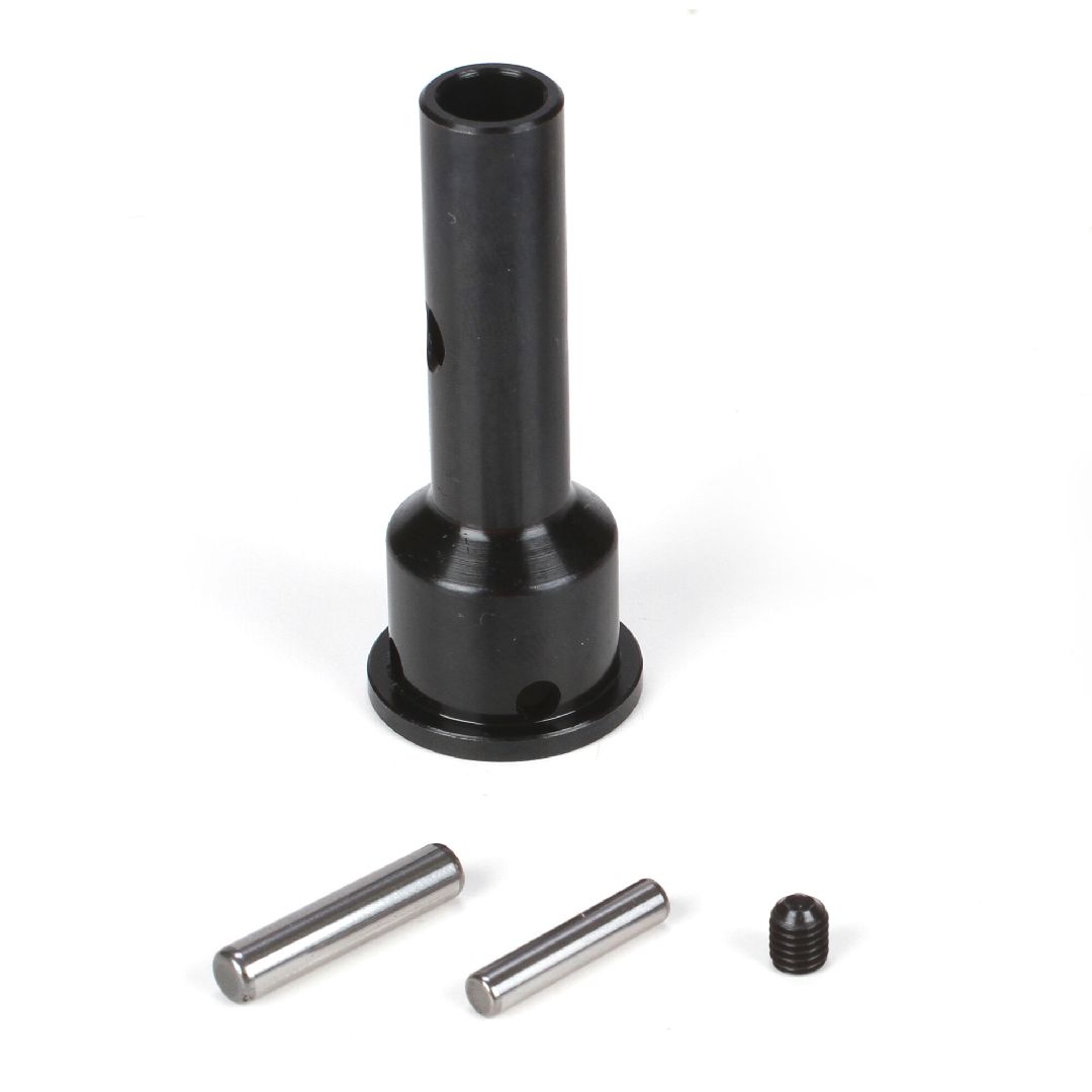 Losi Front/Rear Stub Axle & Pins (1): 5IVE-T, MINI WRC