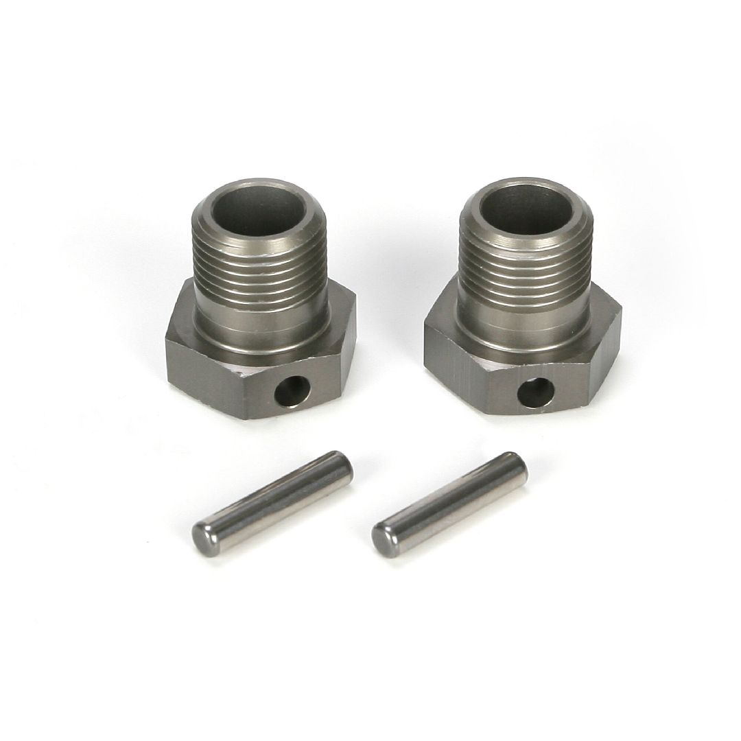 Losi Front/Rear Wheel Hex & Pin (2): 5IVE-T, MINI WRC