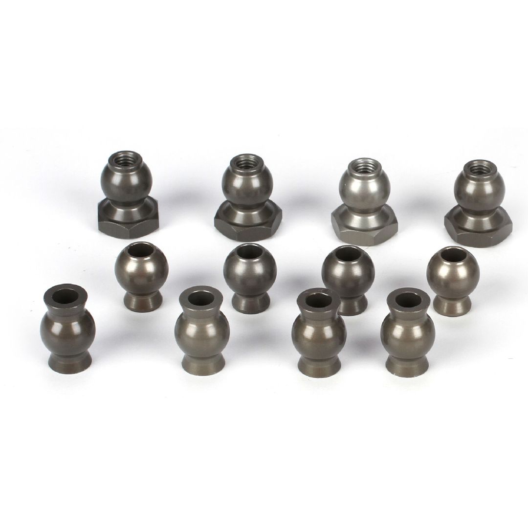 Losi Camber & Steering Pivot Ball Set(12): 5IVE-T, MINI WRC