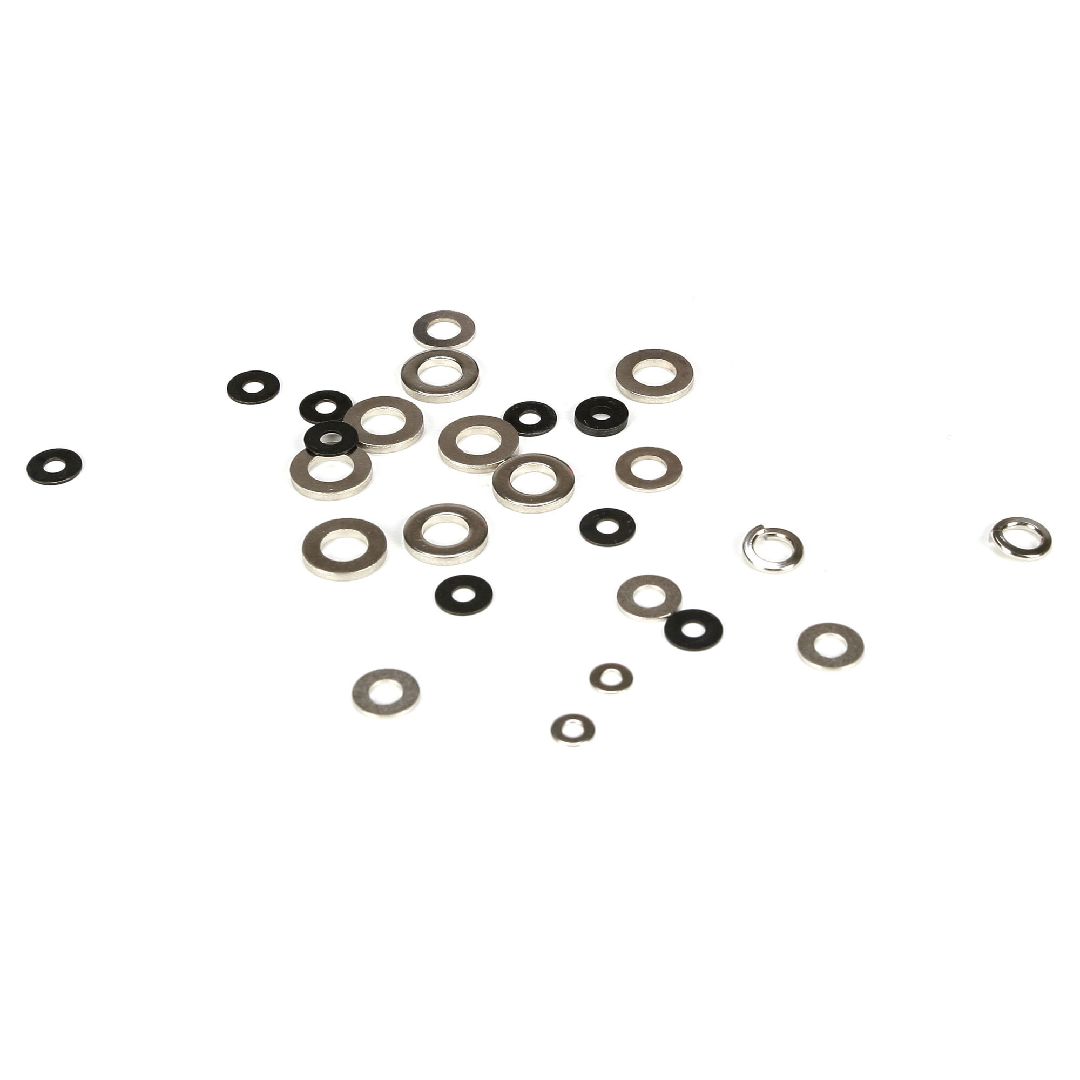 Losi Washer Assortment, 6 sizes (27): 5IVE-T,MINI WRC