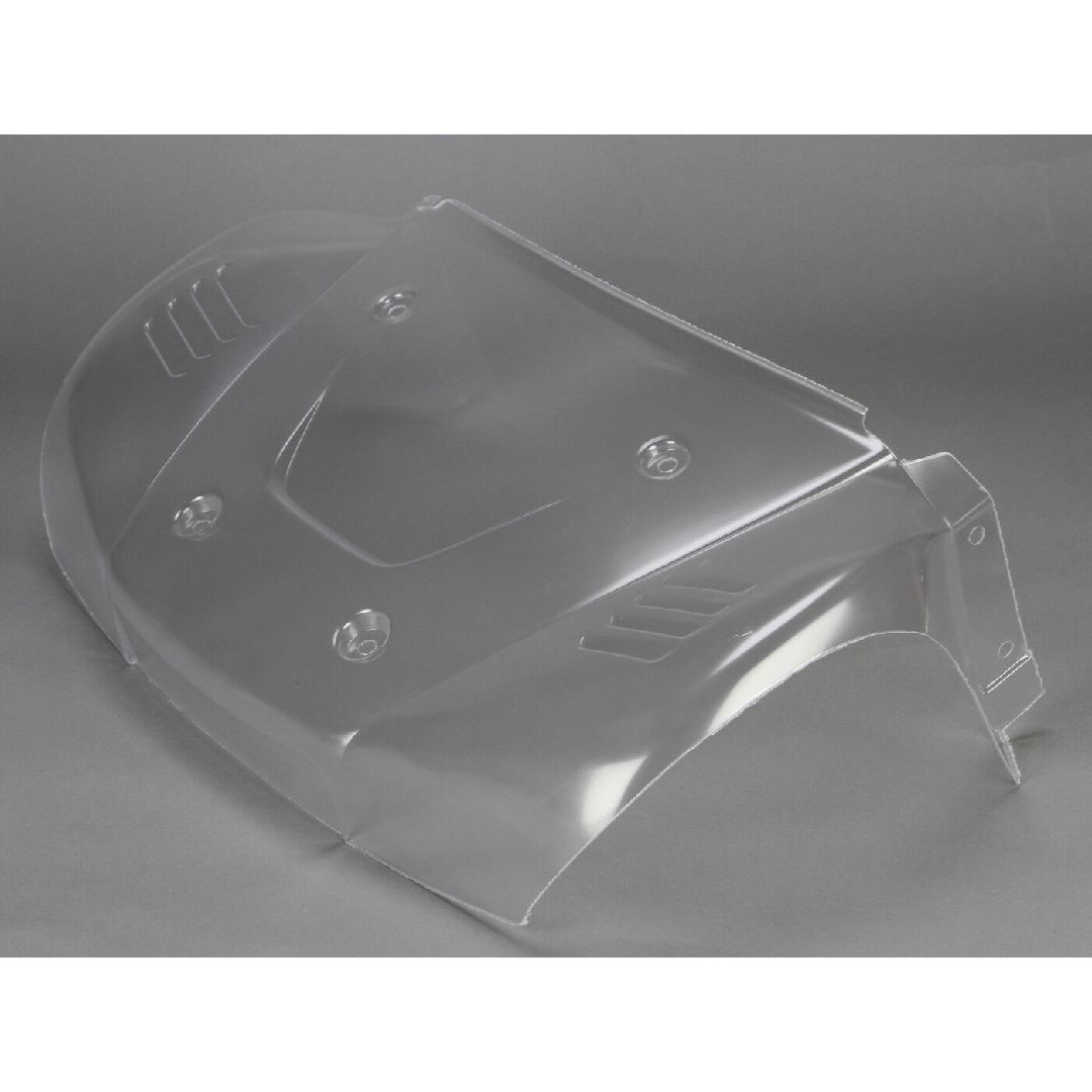 Losi Hood/Front Fenders Body Section, Clear: 5T