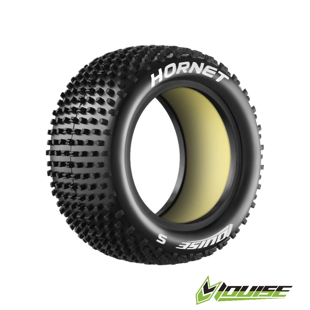 Louise R/C E-Hornet 1/10 Buggy (Soft Compound) Unmounted Tire (Front, 4WD) (2)