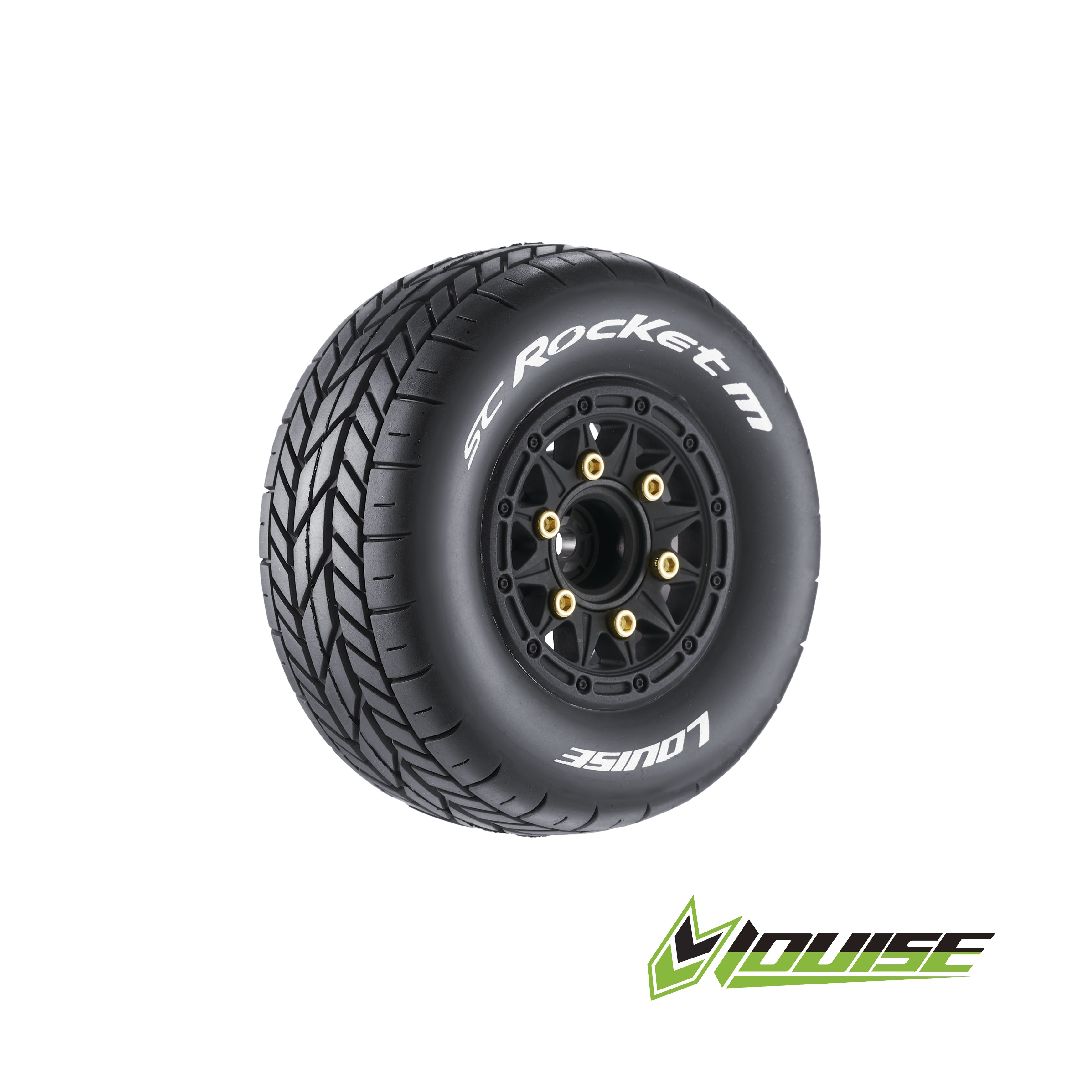 Louise R/C SC-Rocket M 1/10 (Soft) 12, 14, 17mm on Black Wheel(2