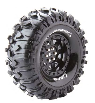 Louise R/C CR-Rowdy 1.9" Tire Only, 4.8" OD (2)