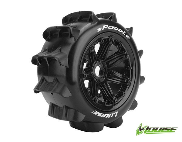 Louise R/C B-Paddle 1/5 (Sport) 24mm on Black Wheel (2) (Rear)