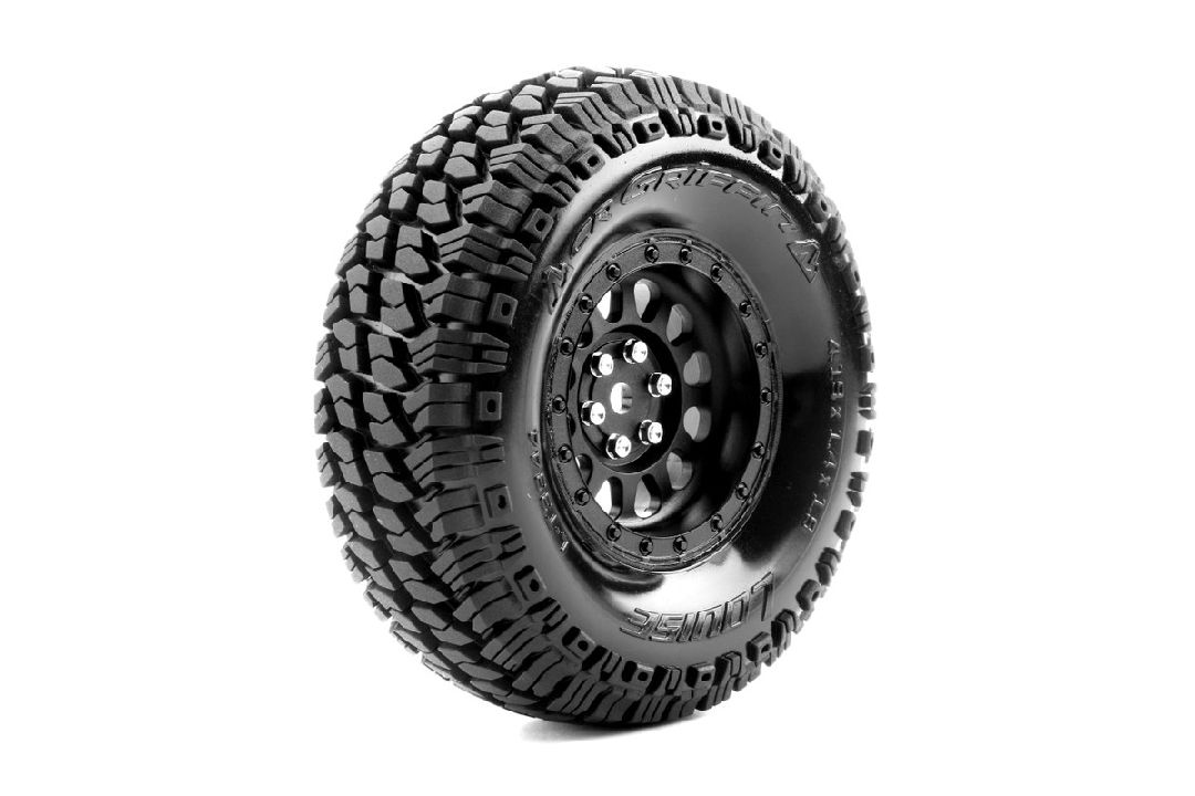 Louise R/C CR-Griffin 1.9" 12mm Hex on Black Wheels 4.2" OD (2)