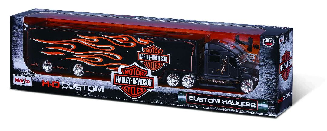 Maisto 1/64 H-D Custom Haulers (3 Styles) (6 Pack)