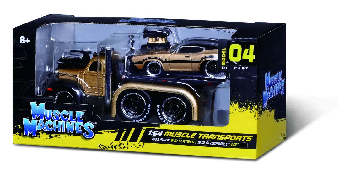 Maisto 1/64 Muscle Machines Muscle Transports Asmt. (12 Pack)